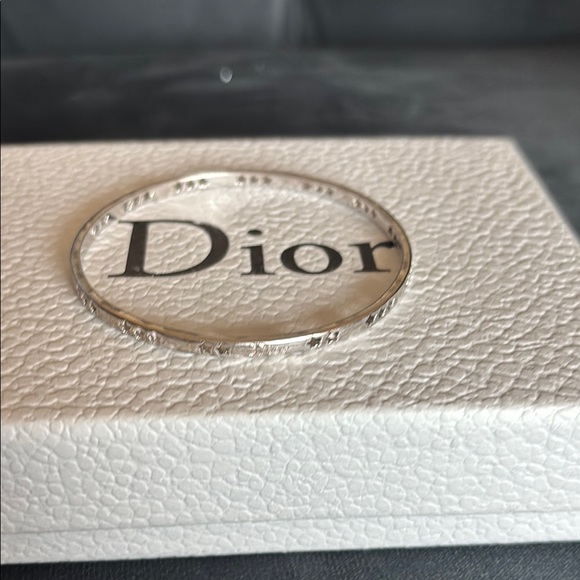 Dior Silver Star Bangle Bracelet - Picture 1 of 8